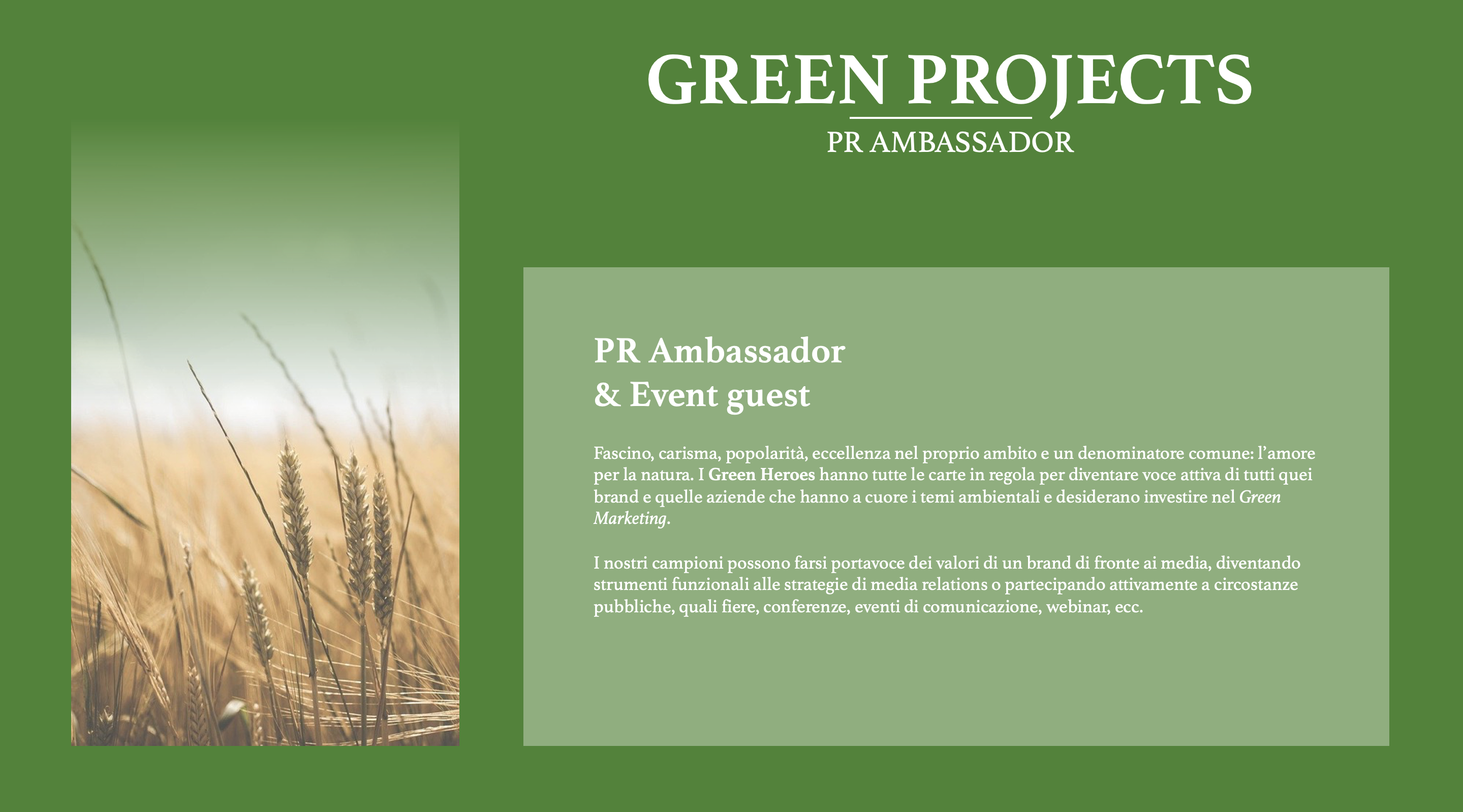 Green Heroes - PR Ambassador